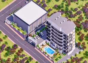 Commercial premises in the Altyntas - Antalya area are for sale. 