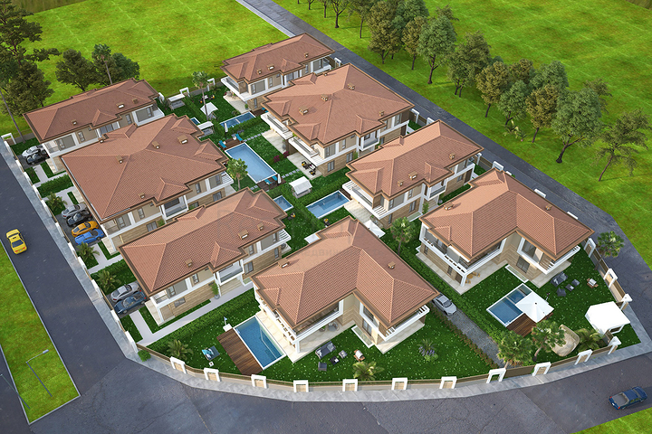 Villas in the prestigious area of Doshemealti - Antalya 