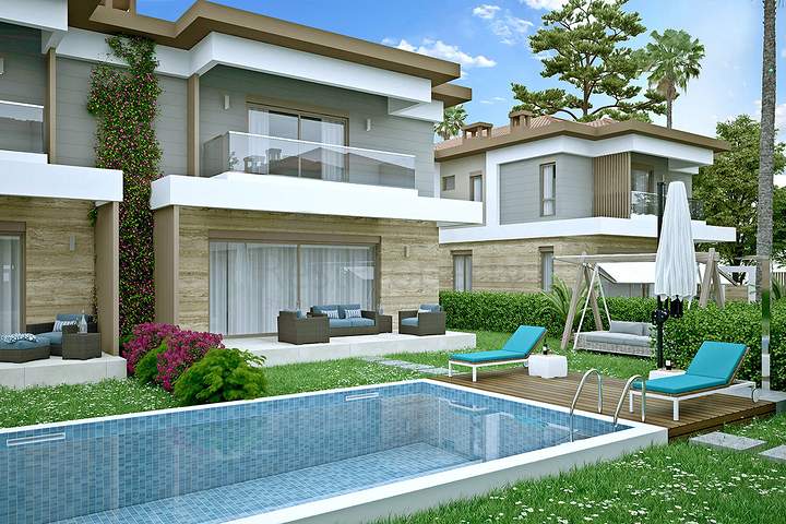 Villas in the prestigious area of Doshemealti - Antalya 