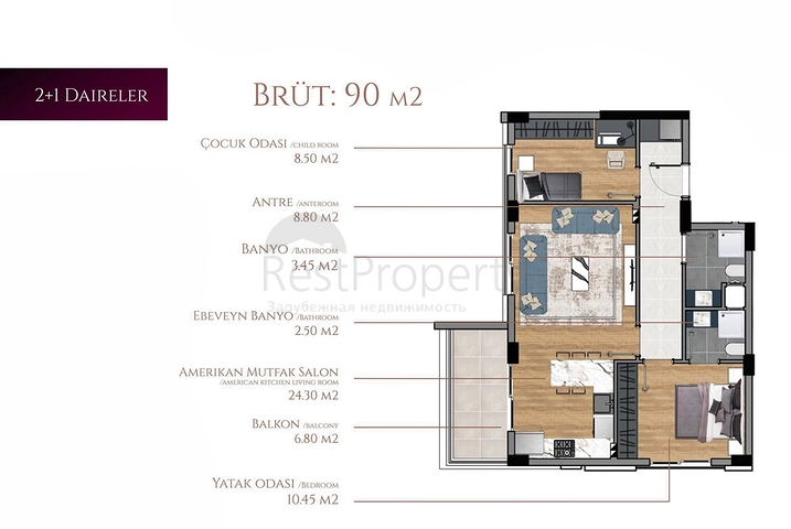 Investment project in the Altyntas - Antalya area