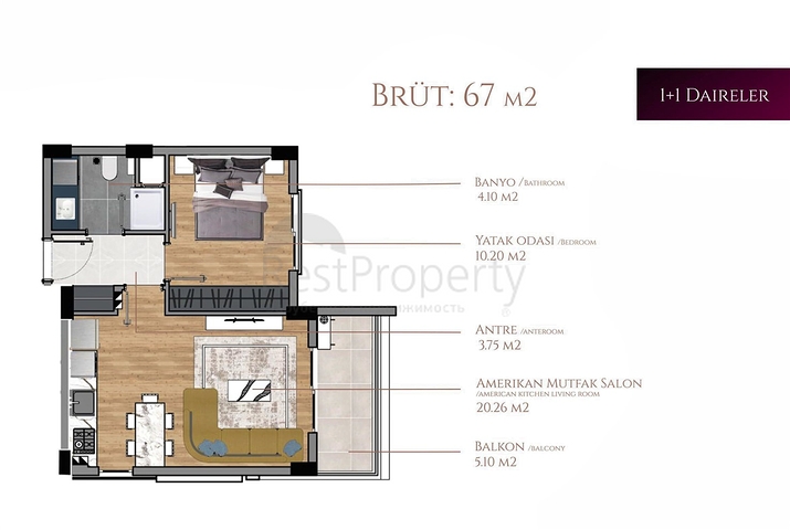 Investment project in the Altyntas - Antalya area