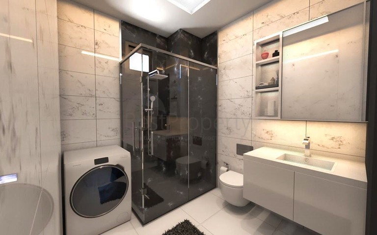 Investment project of new apartments in Antalya city center 