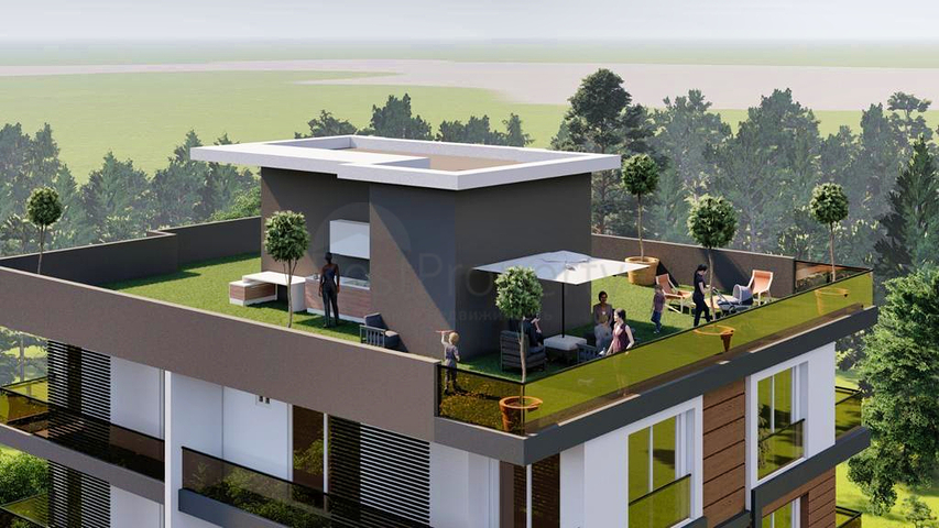 Investment project of new apartments in Antalya city center 