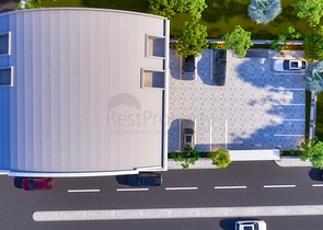 An investment project under construction in Antalya city center 