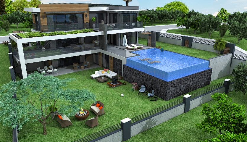 4+1 villa in Fethiye area