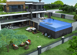 4+1 villa in Fethiye area