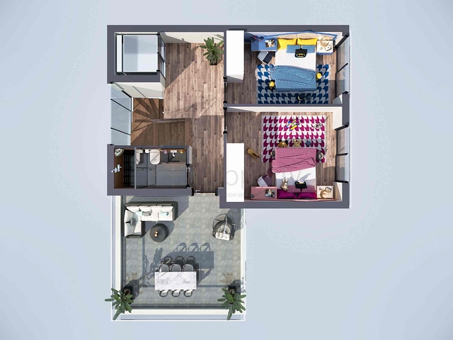 Villas in the complex , 4+1 layout in the area of Doshemealti - Antalya 