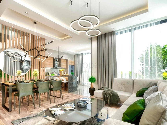 Villas in the complex , 4+1 layout in the area of Doshemealti - Antalya 