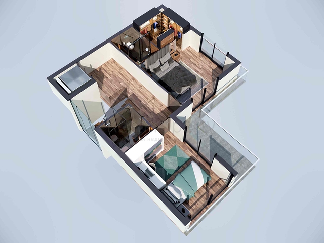 Villas in the complex , 4+1 layout in the area of Doshemealti - Antalya 