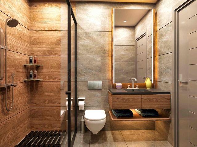 Villas in the complex , 4+1 layout in the area of Doshemealti - Antalya 