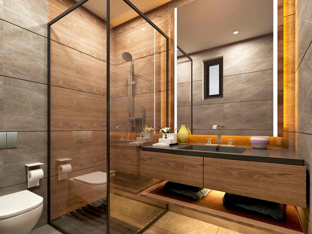 Villas in the complex , 4+1 layout in the area of Doshemealti - Antalya 