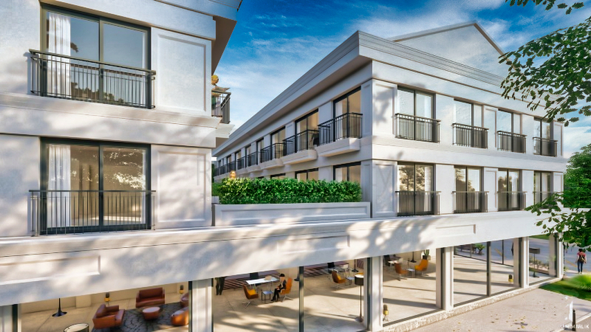 The apartment layout 1+1,2+1,3+1,4+1 in the Fethiye area 