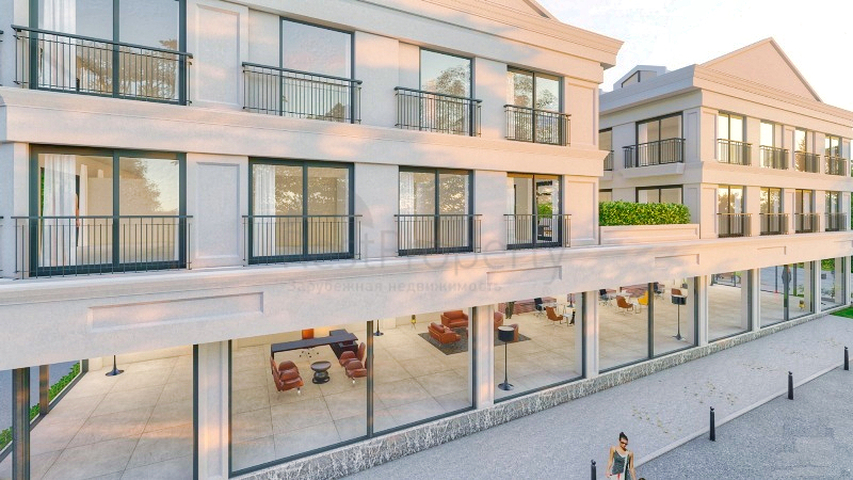 The apartment layout 1+1,2+1,3+1,4+1 in the Fethiye area 