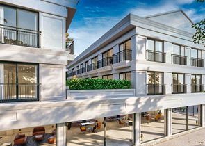 The apartment layout 1+1,2+1,3+1,4+1 in the Fethiye area 