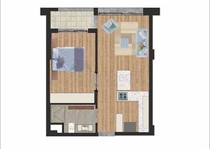 New residential complex in the area of Lara Antalya 