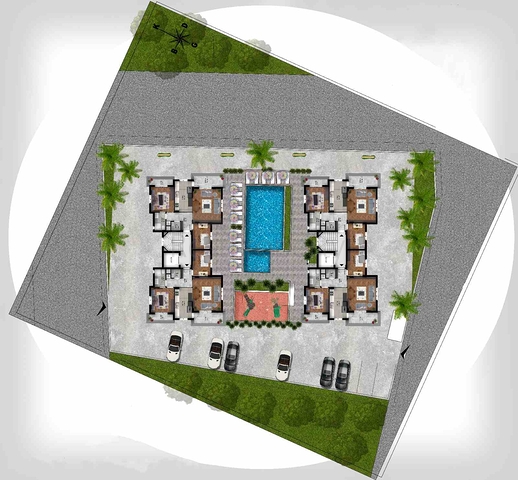 Apartment with a 2+1 swimming pool in Kepez - Antalya area