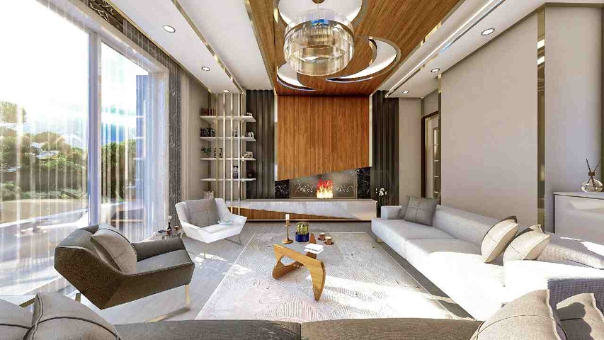 4+2 duplex apartment in Kepez - Antalya area 