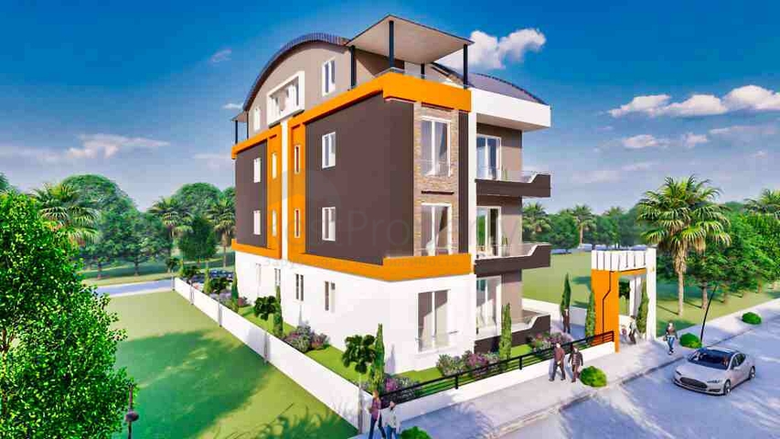 4+2 duplex apartment in Kepez - Antalya area 