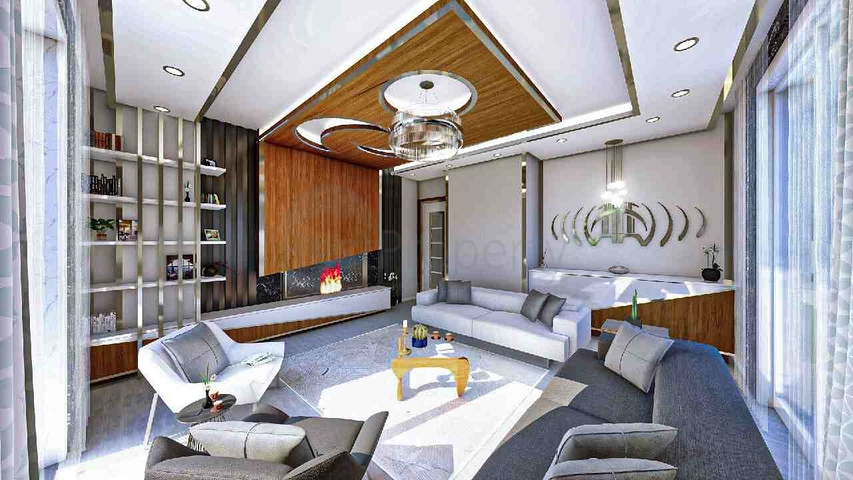 4+2 duplex apartment in Kepez - Antalya area 