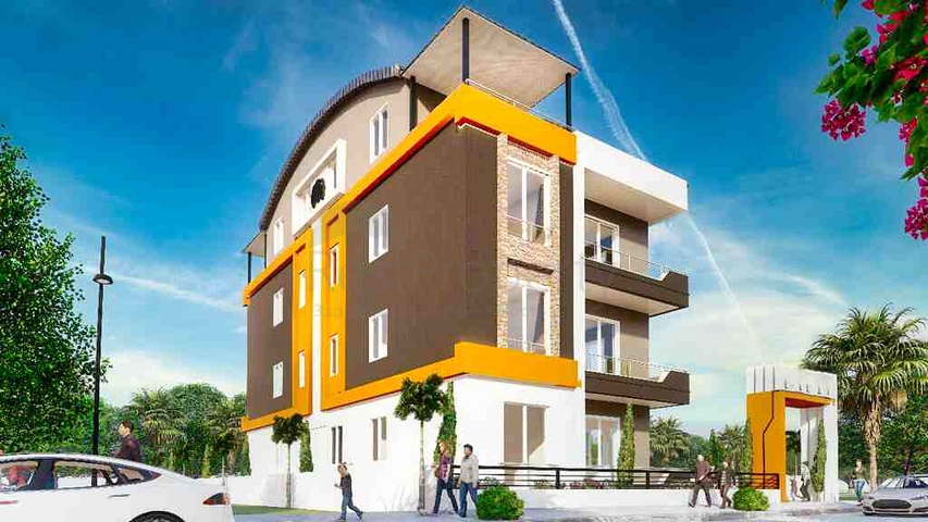 4+2 duplex apartment in Kepez - Antalya area 
