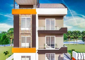 4+2 duplex apartment in Kepez - Antalya area 