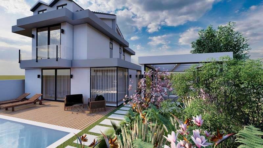 4+1 villa in Fethiye area 