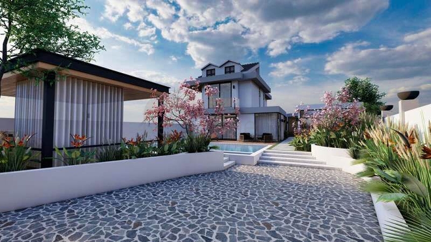 4+1 villa in Fethiye area 