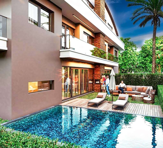 Spacious 5+1 villa in the Mall of Yusuf Antalya 