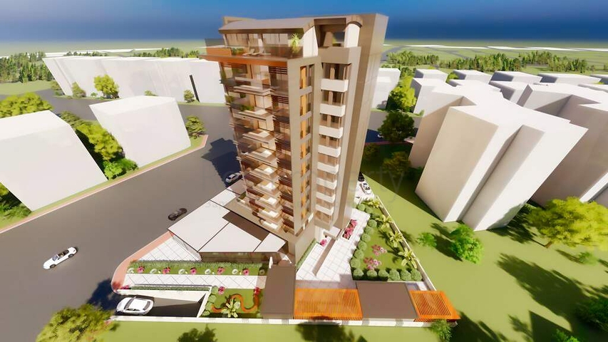 Investment project with sea view in Antalya city center