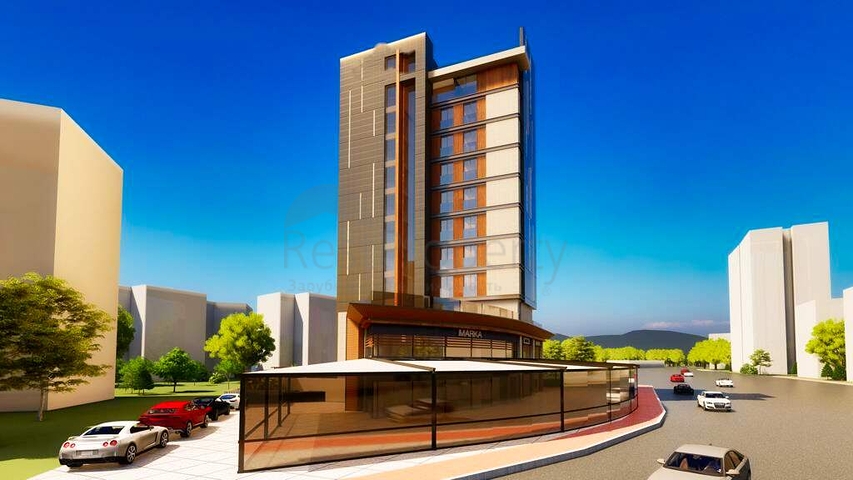 Investment project with sea view in Antalya city center