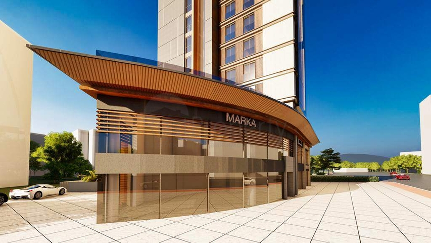 Investment project with sea view in Antalya city center