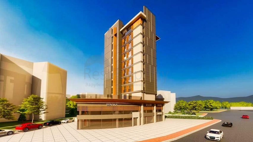 Investment project with sea view in Antalya city center