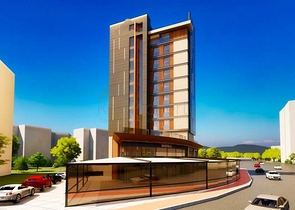 Investment project with sea view in Antalya city center