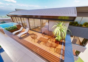 Investment project with sea view in Antalya city center