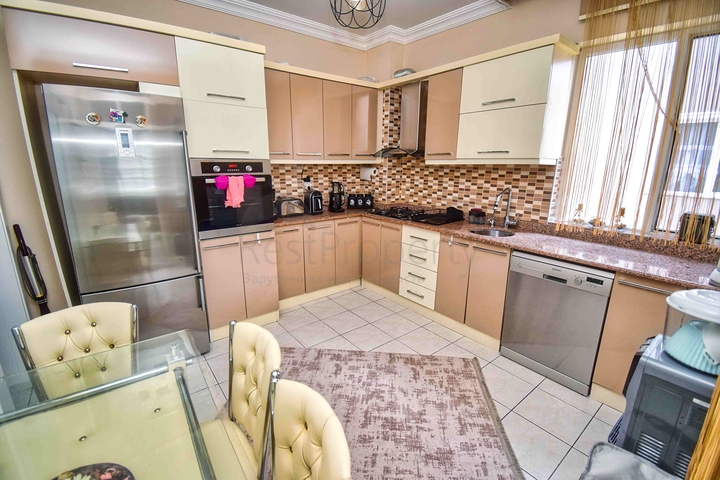 A 3+1 apartment in the Lara Antalya neighborhood 