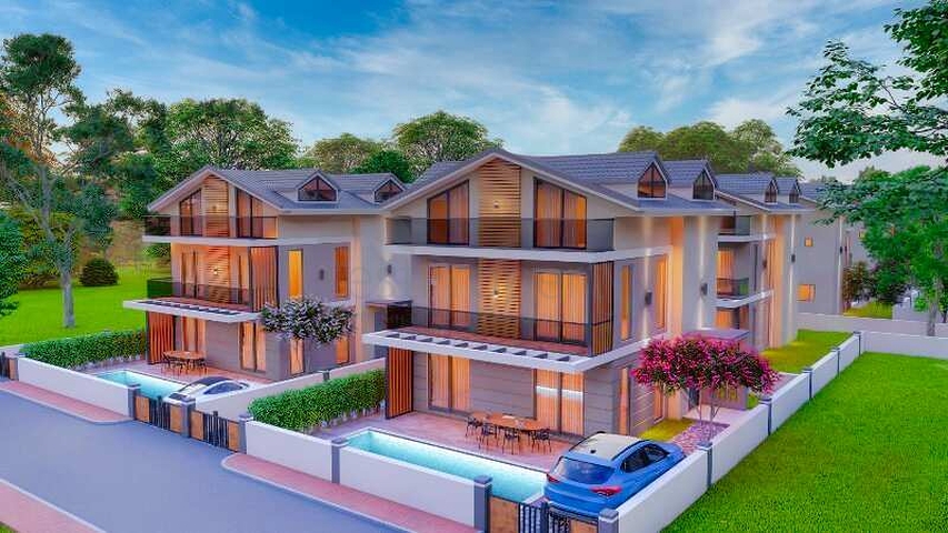 4+1 apartment in Fethiye area 