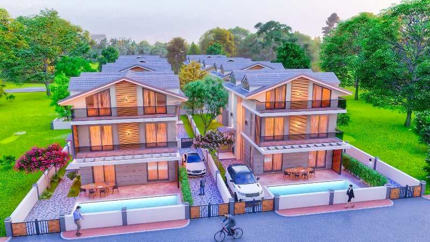 4+1 apartment in Fethiye area 