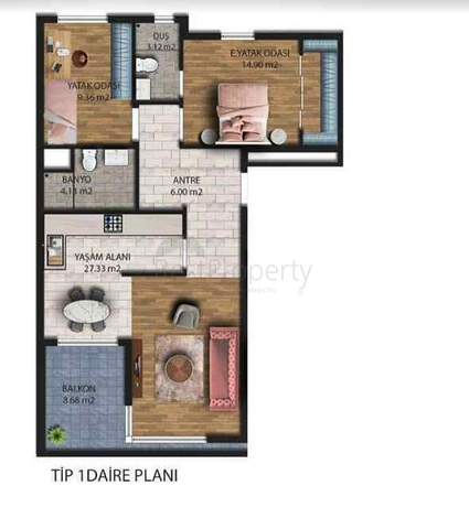 Investment project in the Altyntas - Antalya area 