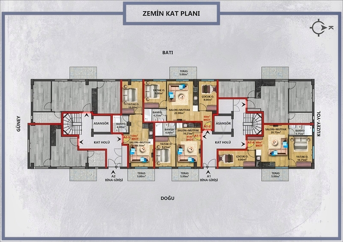 Investment project in Antalya city center 