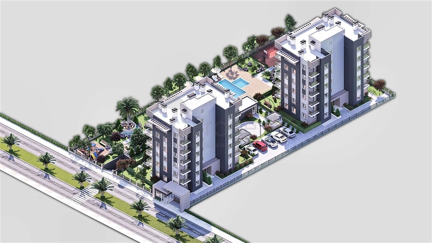 1+1 and 2+1 apartments in Altyntas - Antalya area 