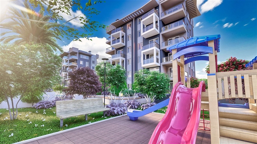 1+1 and 2+1 apartments in Altyntas - Antalya area 