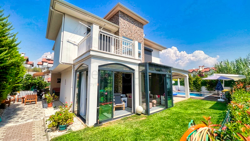 4+1 villa of 170 m2 in Fethiye - Antalya area 