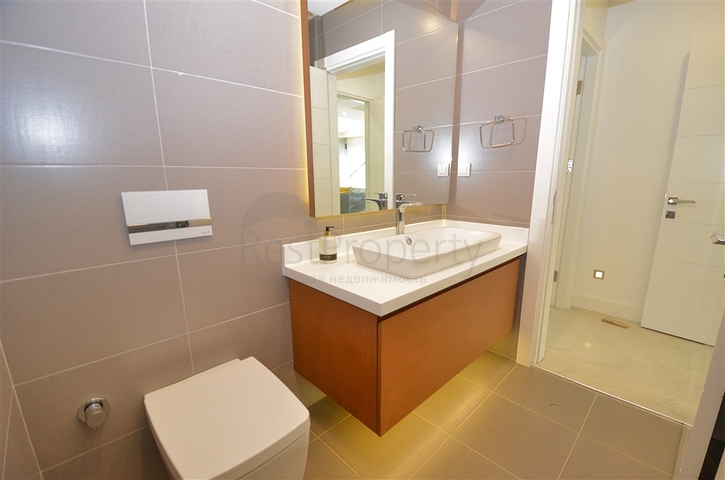 A 4+1 apartment in the Uncali - Antalya neighborhood 