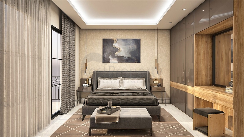 5+3 floor plan apartment in Belek - Antalya area 