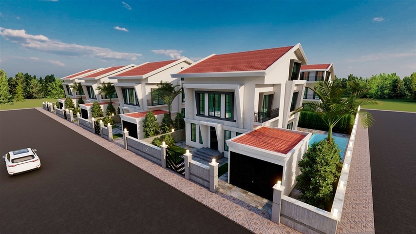 5+3 floor plan apartment in Belek - Antalya area 