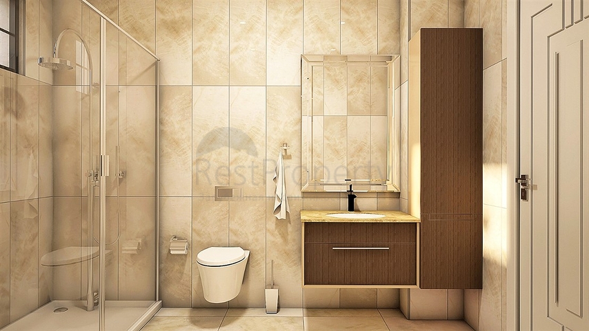 5+3 floor plan apartment in Belek - Antalya area 