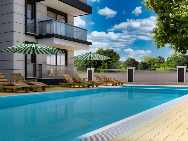 The apartment layout 1+1,3+1 in the Belek - Antalya area 