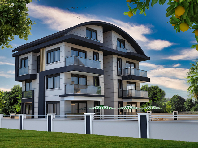 The apartment layout 1+1,3+1 in the Belek - Antalya area 