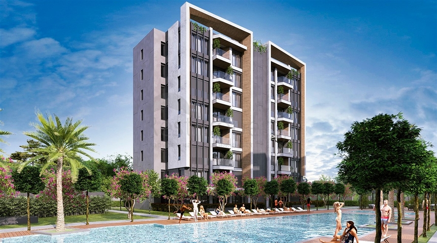 2+1 , 3+1 and 4+1 duplex apartments in the area of Lara Antalya 