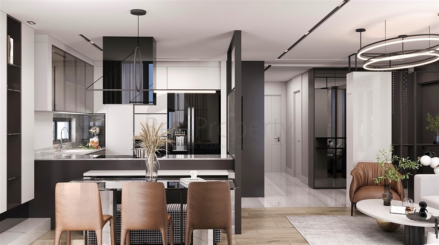 2+1 , 3+1 and 4+1 duplex apartments in the area of Lara Antalya 